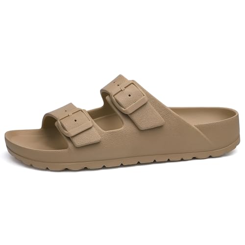 Image of KIDMI Women's Comfortable EVA Sandals with Medium Arch Support, Adjustable Buckle Summer Beach Slide Sandal