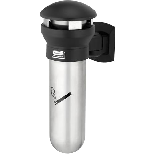 Cendrier mural extérieur Rubbermaid Infinity pour aménager la zone fumeur de votre terrasse