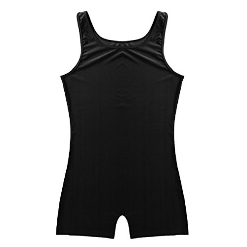 Adult Men's Spandex Short Tank Unitard Bodysuit Sports Workout Biketard Bodyshaper4