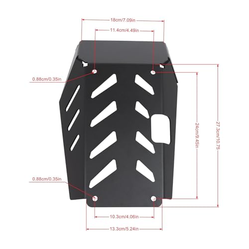 Image of COPART Motorcycle Skid Plate Bash Crash Plate Engine Bottom Protector Guard Cover for BMW G310GS G310R 2017 2018 2019