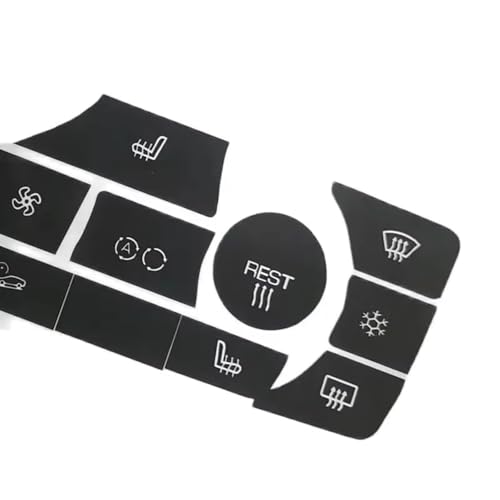 Autocollants bouton pour BMW E90 E91 E92 solution pour boutons pelés et usés 2006-2011