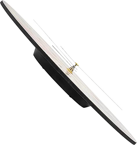 Foxtop Vintage Wall Clock, 30 cm French Country Tuscan Style Wooden Clock Silent Non-Ticking Battery Operated Clock for Living Room Bedroom Kitchen Farmhouse Hotel Cafe