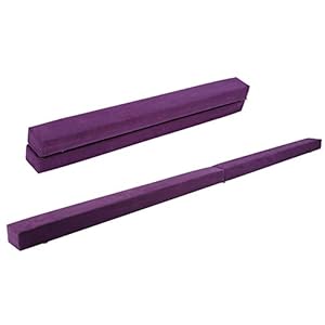 Ouitble Zweefbalken-trainingsapparaat, 7FT suède, duurzame opvouwbare zweefbalk, gymnastiek-fitnessstudio…