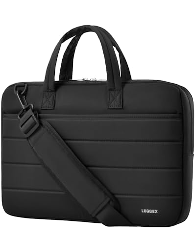 LUGGEX 13-14�C���` �m�[�g�p�\�R���P�[�X�X���[�u 360°�ی�m�[�g�p�\�R���o�b�O MacBook Air 13/Pro 14 M5 M4 M3 M2 M1�AHP Dell Lenovo�A�V�����_�[�X�g���b�v�t���R���s���[�^�L�����[�P�[�X�A�n��