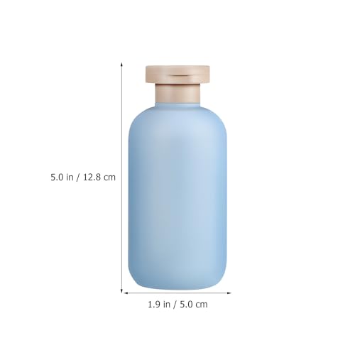 Image of Healeved Travel Bottles 4 pack Refillable Shampoo Travel Bottles for Toiletries Lotion Bottles Leak Resistant size Containers Wide Mouth Squeeze Bottles for Business Trips Camping
