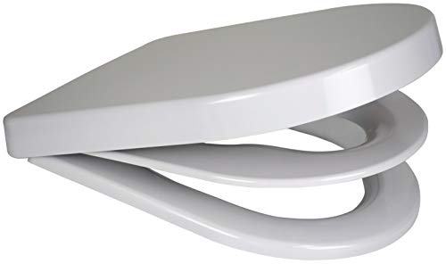 Euroshowers 83080 - Asiento para inodoro (360 x 449 mm), color blanco