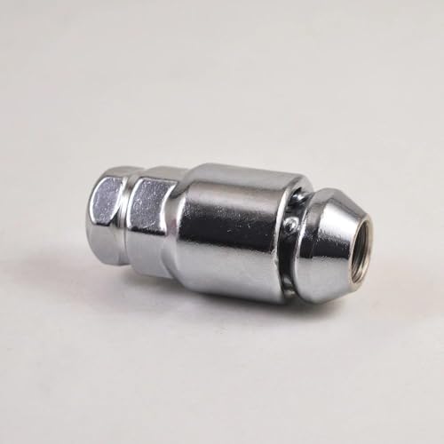 車のホイールボルト ホイールボルト クロームスチール 車用ホイールロック キーナット ロック式ラグナット 平ワッシャー ロック式ホイールナット M12x1.5 M12x1.25 4個