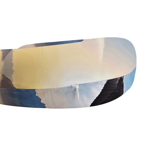 Almohada espuma viscoelástica 30 cm tamaño único miniatura 4