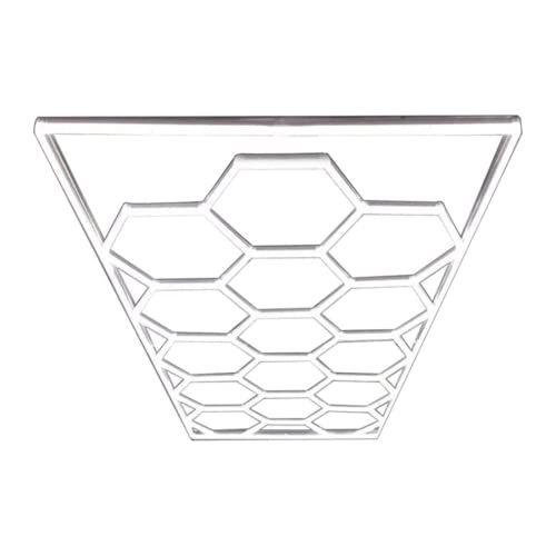 Best Garage Lights - Hexagon Lights: Fancy Led Lights W/Led Hexagon Lights Pattern - Garage Gym, Shop Lighting. Shop Lights For Garage 6500K,60720Lm,552W, Ip54 Ac 100-240V(15.88 Fts X 7.98 Fts) #TOP27