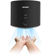 anydry 2630S Compacte handdroger, automatische elektrische handdroger voor wandmontage, voor ...