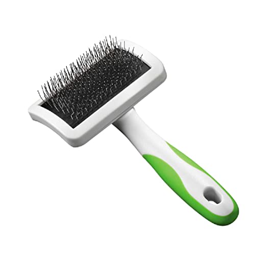 Image of Andis Slicker Brush for Dogs and Cats Professional Grooming Brush for Removing Loose Hair, Mats, Tangles and Undercoat