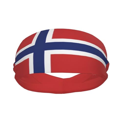 Image of Cute Flag Headbands Women Men Flag Sweatband Sports Headband for Running, Cycling, Yoga Gym, Working Out