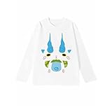 [RYSTIX] メンズ 長袖 コマさん 妖怪ウォッチ グッズ ロングTシャツ カットソー おもしろ トレーナー 大きいサイズ トップス 春秋冬服 通勤 通学 インナーシャツ