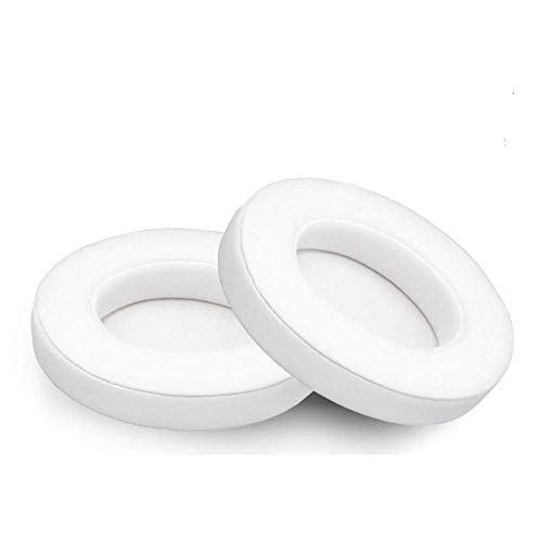 Studio 2 Memory Foam Ear Pads - Protein Leather Replacement Parts Ear Cushion Cover Earpads Ear Cups for Beats Studio 2.0 Wired/Studio 2.0 Wireless B0500 / B0501 Headphone - White