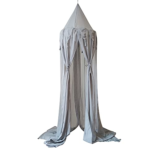 2 pacotes, Tomshin Adereços Cama Princesa Tenda de Brincar Cúpula com Franjas para Brincar Cúpula co