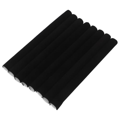 Toyvian 8 Pezzi Divisori in Spugna Flessibile Neri 20 Cm per Portagioie, Inserti Organizer per Cassetti Portaorecchini e Collane, Accessori per Organizzazione Gioielli da Casa e