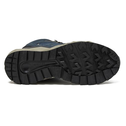 Image of HI-TEC Valley Geo Mid Waterproof Hiking Boots for Men, Lightweight Breathable Outdoor Trekking and Trail Sneakers