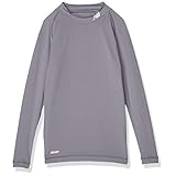 [ニューバランス] 8535 Long Sleeve ジュニアストレッチインナーシャツ ボーイズ GRY(グレイ) 日本 140 (日本サイズ140 相当)