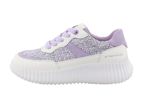 Tom Tailor Kids 9570180001, Zapatillas, Lila Blanca, 32 EU