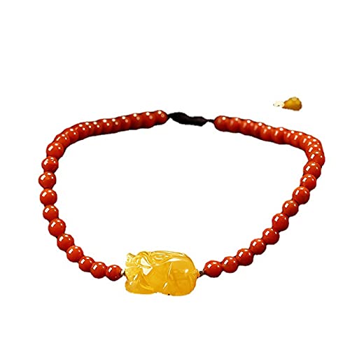 Bracelet en agate naturelle et grenat : votre amulette bien-être pour harmoniser vos chakras