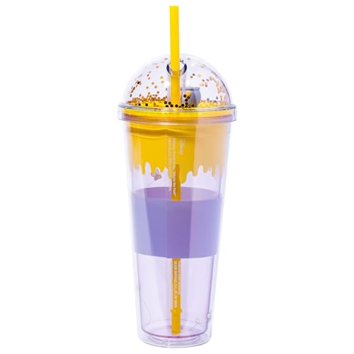 Image of Silver Buffalo Disney Winnie the Pooh inchHunny inch Travel Tumbler with Dome Top Lid, 24 Ounces
