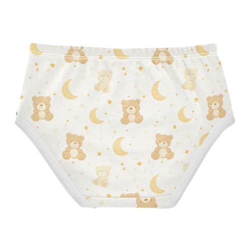 Girls Underwear Soft Cotton Teddy Bear Kids Panties in Sizes 2/3t, 4t, 5t, 6 and 82