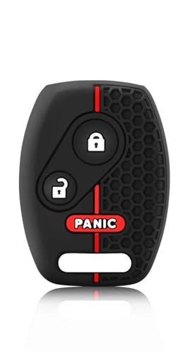 Étui en silicone pour clé voiture coque de support Civic CRV Accord 3 boutons