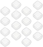 carré, de petite taille et ne prend pas beaucoup de place.Facile à ouvrir, remplir et fermer. Empilable, facile à ranger, taille mini, facile à transporter et à voyager. Peut être placé dans un tiroir ou un placard. Fabriqué à partir de matériaux plastiques de , durable et léger, le corps ultra-transparent peut rapidement identifier le contenu. Le mécanisme de verrouillage à mousqueton peut fixer tous les articles dans la