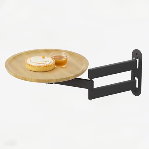 Table à manger rétractable peu encombrante avec plateau bois