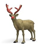 Schleich Farm World – 5' Golden Anniversary Reindeer Figurine – Limited Edition Christmas Collectible Animal Toy for Boys and Girls – Fun Holiday Play Figure for Kids Ages 5+ | 72271