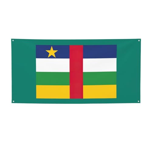 Bandera de África Central, decoración para todas las ocasiones, para Acción de Gracias, fiestas de cumpleaños y más
