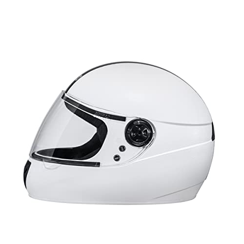 Image of Studds Chrome Elite Full Face Helmet (White, L 580MM)