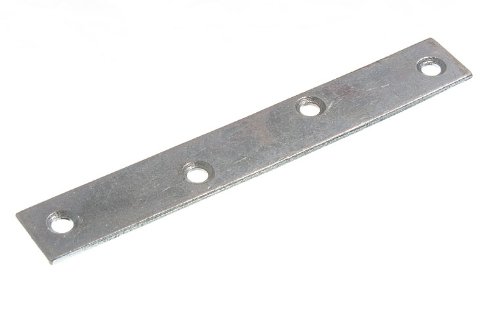 Onestopdiy.com 10 X Straight Mending Stretcher Repair Plates 125Mm (5 Inch) Bzp Steel