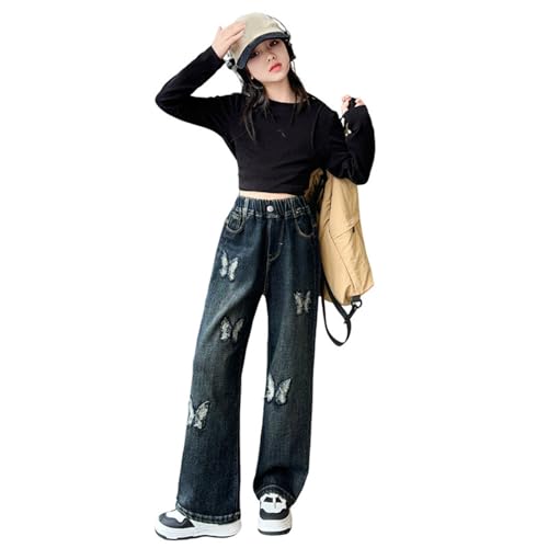 Coupe ample jean pour fille et garçon à jambes larges