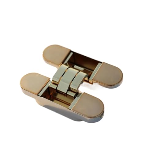 Charnière invisible dorée pour porte cachée de salon moderne