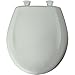 Bemis 200SLOWT 495 Toilet Seat, Slow-Close Round Closed Front Plastic w/Easy-2-Clean Hinges - Sage