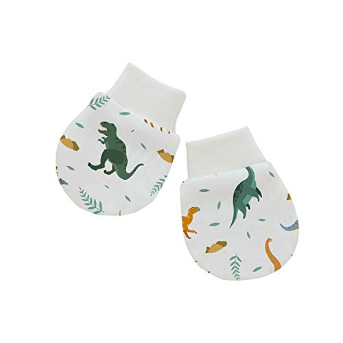 Yaana Banana Newborn Baby Mittens, Pack Of 4, Anti-Scratch, 100% Cotton, Infant Gloves (Boy) #TOP5