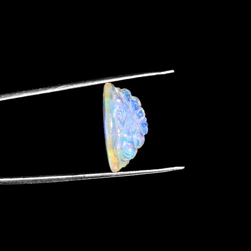 Opale éthiopienne authentique AAA 8,6 carats contre les contrefaçons de résine - 3