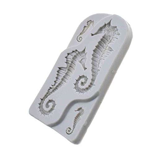 New Seahorse Shape Fondant Cake Mold Candy Chocolate Silicone Mold Cookies Biscuits Mould