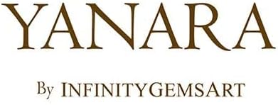 YANARA Gemstone Anklet for Women Dainty Boho Summer Beach Jewelry for Girls Handmade Rosary Charm Ankle Bracelets for her 9+1.5 inch Gifts For Her - Image 8