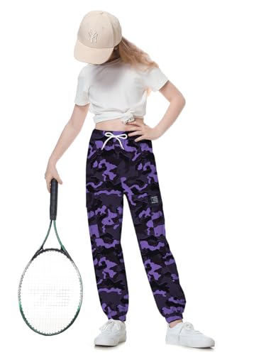 Image of SANGTREE Girls & Womens Printing Cargo Jogger Pants,6 Years - Women 2XL