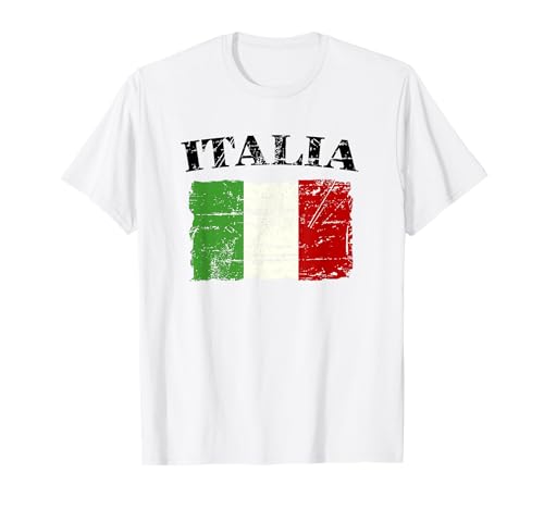 Italian Vintage Flag - Italy Retro Banner Ensign T-Shirt
