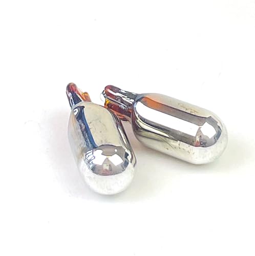 INION 2x Stück WY5W CHROM/AMBER W2.1x9.5d T10 5W 12V Glühlampe Seitenblinker Binker Autolampen
