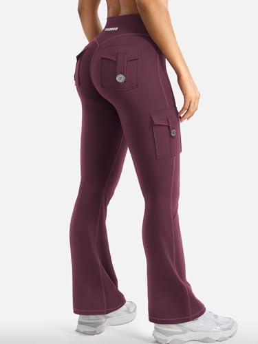 Image of YEOREO CoreFlex Women Workout Flare Leggings