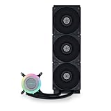 Lian Li GA II LITE 360mm AIO Liquid CPU Cooler | 3 x 120mm Performance FDB Fans, Daisy-Chain, Low Noise, All-in-One Water Cooling for Intel LGA1851/1700,AMD AM5/AM4 (GA2L36PB)