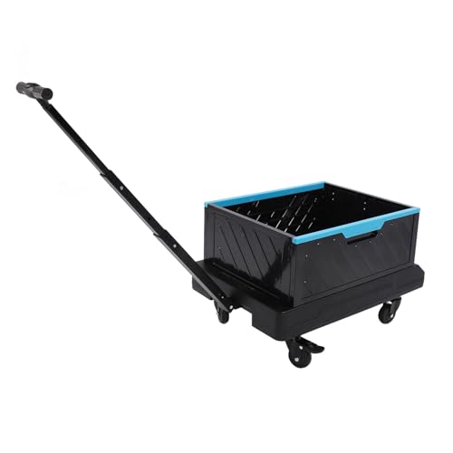 Carro plegable multifuncional para mudanzas y compras con plataforma de 60 kg 7