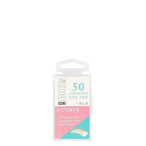 The Edge Nails C Courbe Assorti Ongle Embouts Taille 3 (50 Paquet) Cover