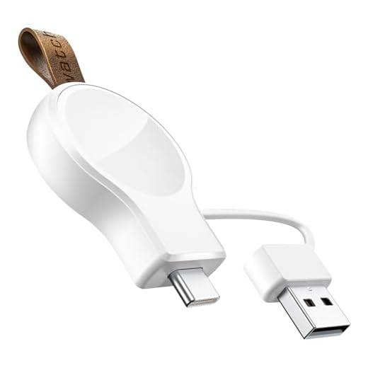 NEWDERY USB-C-laddare för Apple Watch 7, bärbar magnetisk iWatch-laddare, trådlös reseladdare med lättviktsladdlsss snabbladdning för Apple Watch serie SE 7 6 5 4 3 2 1