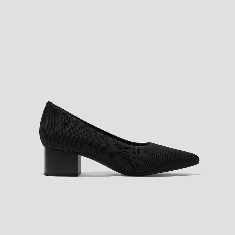 VIVAIA Georgia Pointed-Toe Chunky Heels Elegant Stress Free Arch Support2