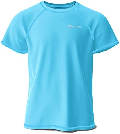 Dizoboee Boys Rash Guard Short Sleeve Swim Shirt UPF 50+ Sun Protection Toddler Kids Rashguard